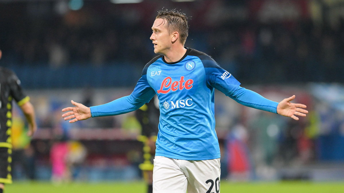 Piotr Zieliński w barwach Napoli