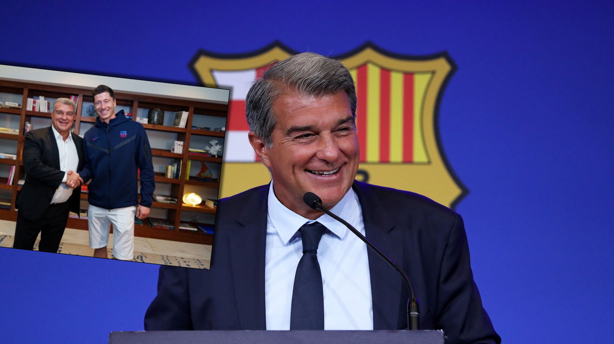 Joan Laporta i Robert Lewandowski