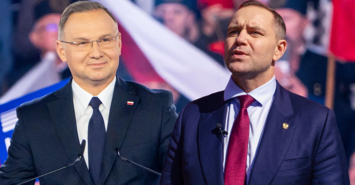 Burza po tym, co Andrzej Duda zrobił na konwencji Karola Nawrockiego