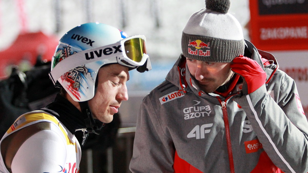 Dwóch polskich mistrzów świata - Adam Małysz i Kamil Stoch