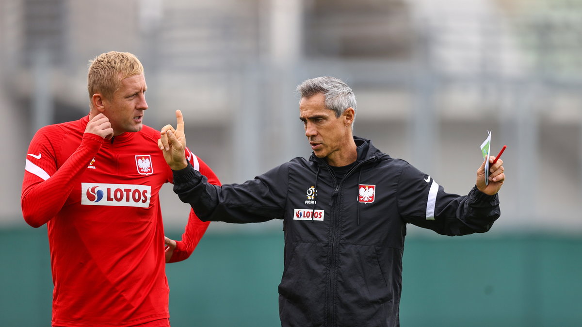 Kamil Glik i Paulo Sousa