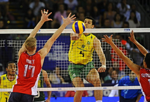 ITALY VOLLEYBALL (Volleyball World League match USA vs Brazil in Florence)