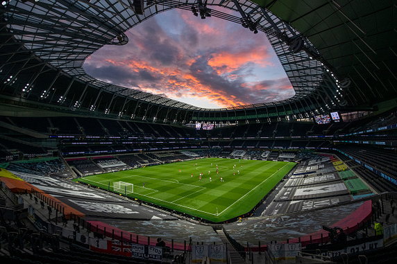 19 czerwca 2020: widok podczas meczu Premier League pomiędzy Tottenhamem a Manchesterem United