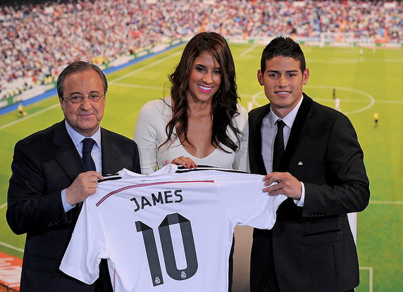 James Rodriguez i Daniela Ospina