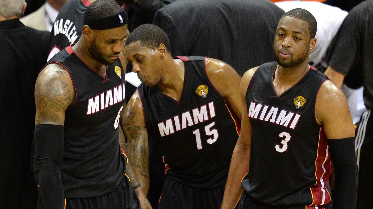 LeBron James, Mario Chalmers i Dwyane Wade