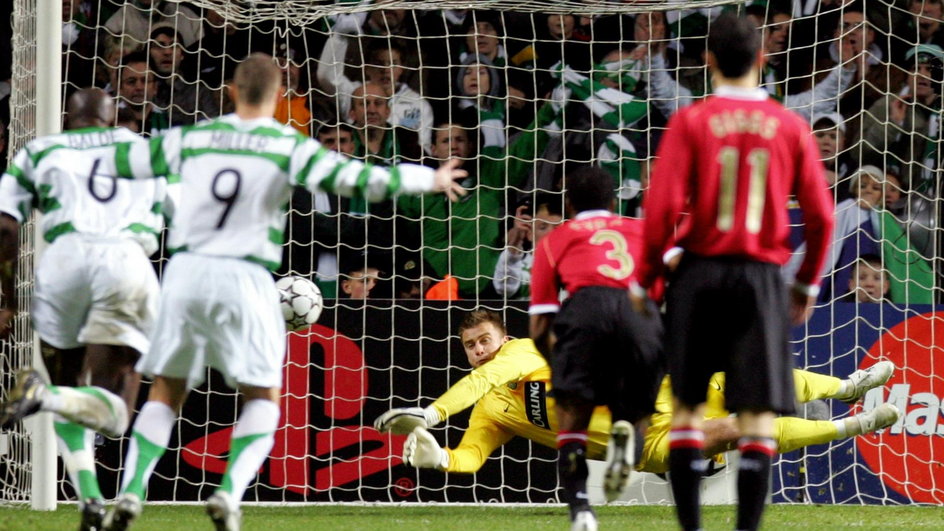 Listopad 2006 r. Celtic - Manchester United 1:0