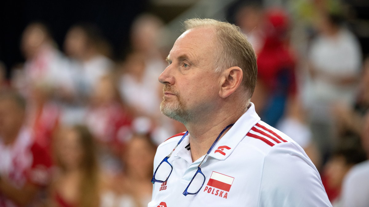 Trener reprezentacji Polski Jacek Nawrocki