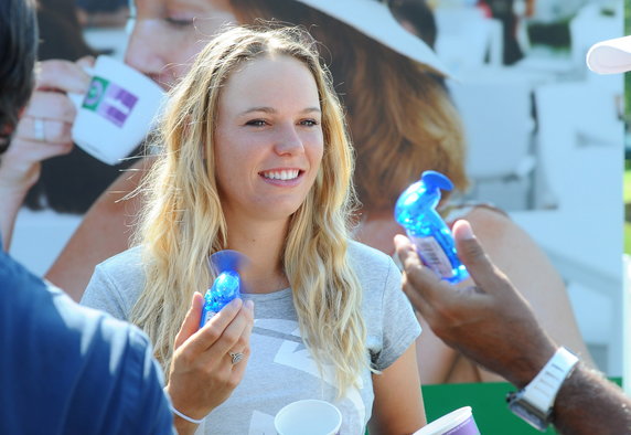 Caroline Wozniacki, duńska tenisistka, w 2015 roku