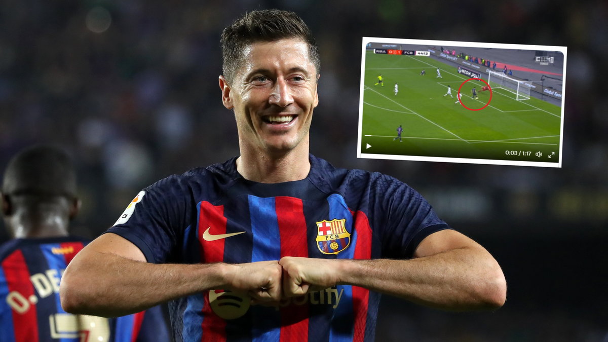 Robert Lewandowski strzelił gola Realowi