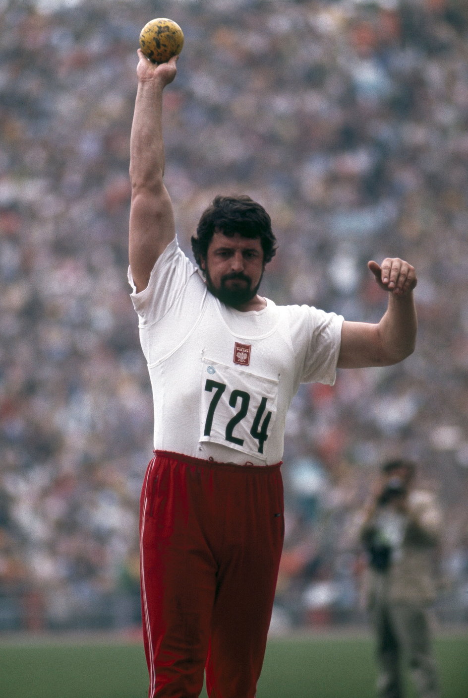 Władysław Komar podczas igrzysk w Monachium