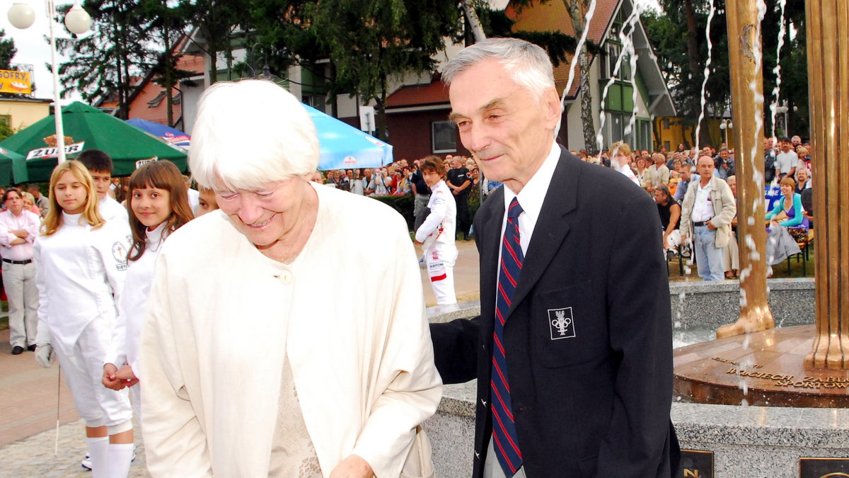 Władysławowo 2007. Wojciech Zabłocki i Alina Janowska 