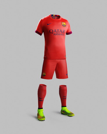Nowe, wyjazdowe stroje FC Barcelona