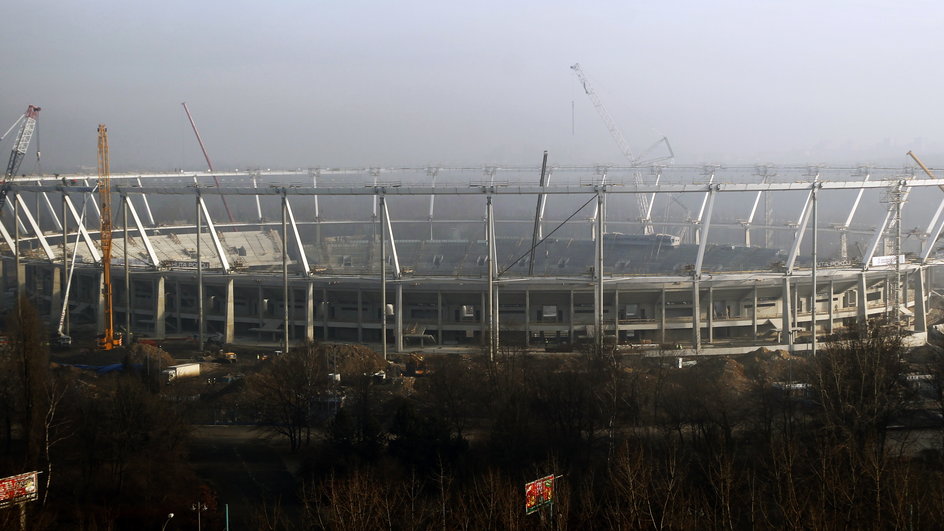 CHORZÓW STADION ŚLĄSKI BUDOWA