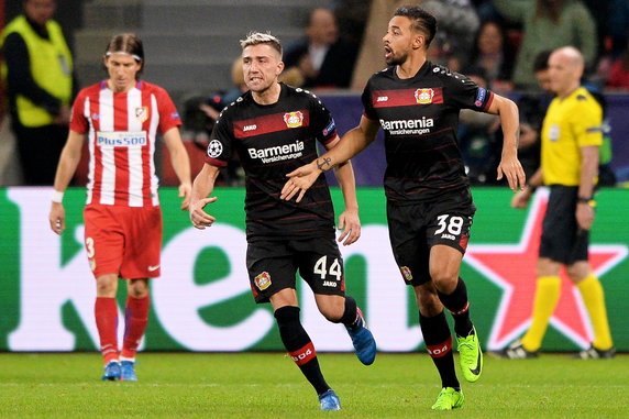 GERMANY SOCCER UEFA CHAMPIONS LEAGUE (Bayer Leverkusen vs Atletico Madrid)