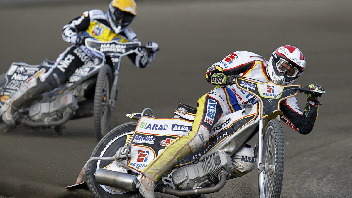 Piotr Świderski (P) i Chris Holder (L)