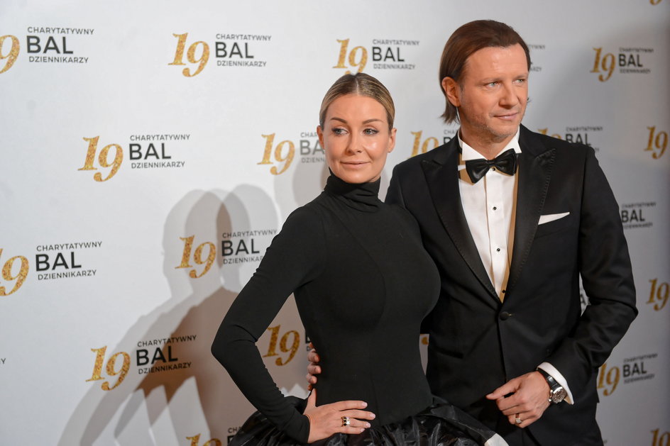 Radosław Majdan z żoną, Małgorzatą Rozenek-Majdan