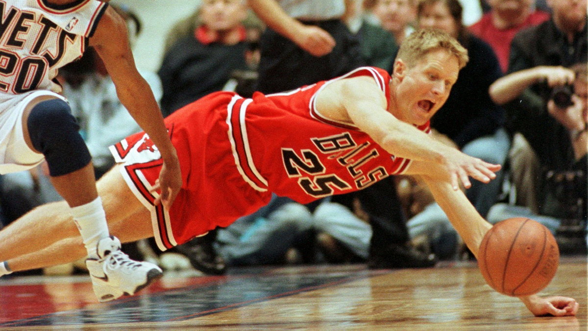 Steve Kerr w czasach gry w Chicago Bulls