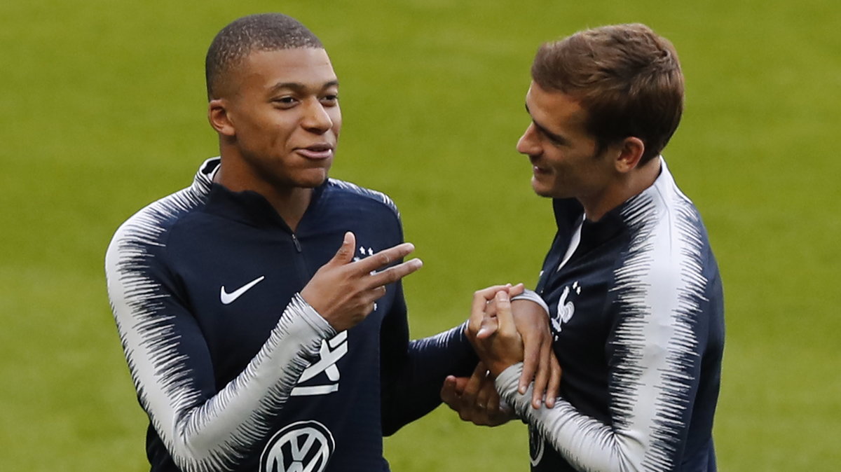 epa07006065 - FRANCE SOCCER NATIONS LEAGUE TRAINING (France vs Netherlands - training session)