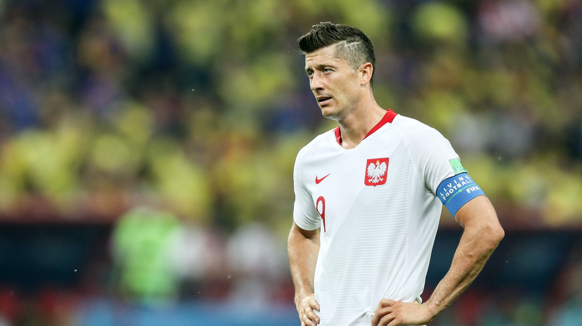 Robert Lewandowski po meczu z Kolumbią