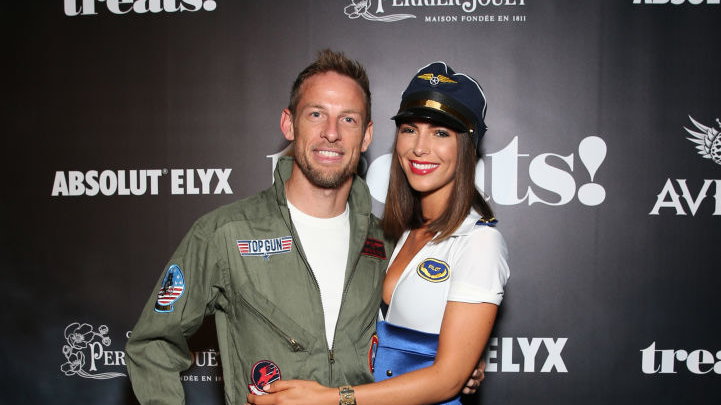 Jenson Button i Brittny Ward