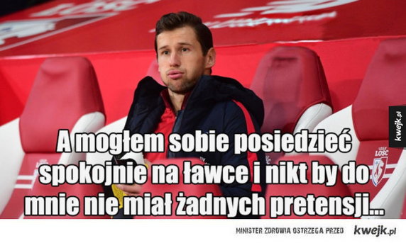 Grzegorz Krychowiak bohaterem memów