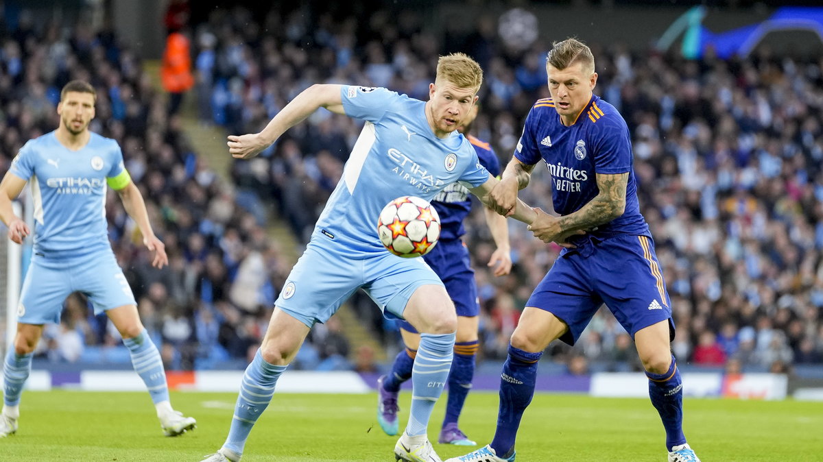 Kevin De Bruyne, Toni Kroos, Manchester City - Real Madryt