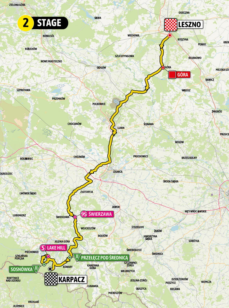 2. etap 80. Tour de Pologne