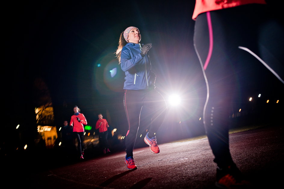 Uczestnicy treningu Wings for Life World Run