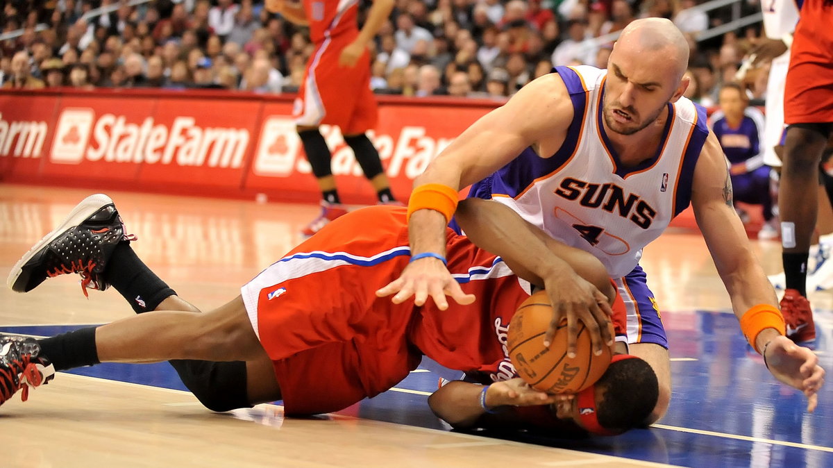 Marcin Gortat w walce o piłkę