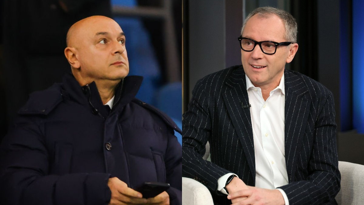 Daniel Levy (prezes Tottenhamu) i Stefano Domenicali (szef F1)