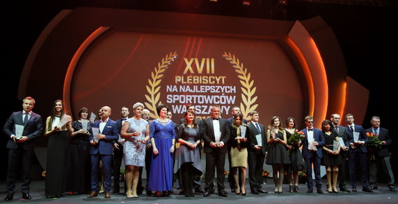 WARSZAWA BAL MISTRZÓW SPORTU WARSZAWY 2016 (laureaci)