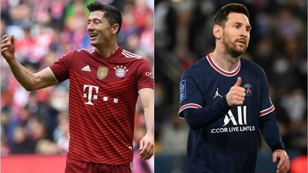 Robert Lewandowski i Leo Messi