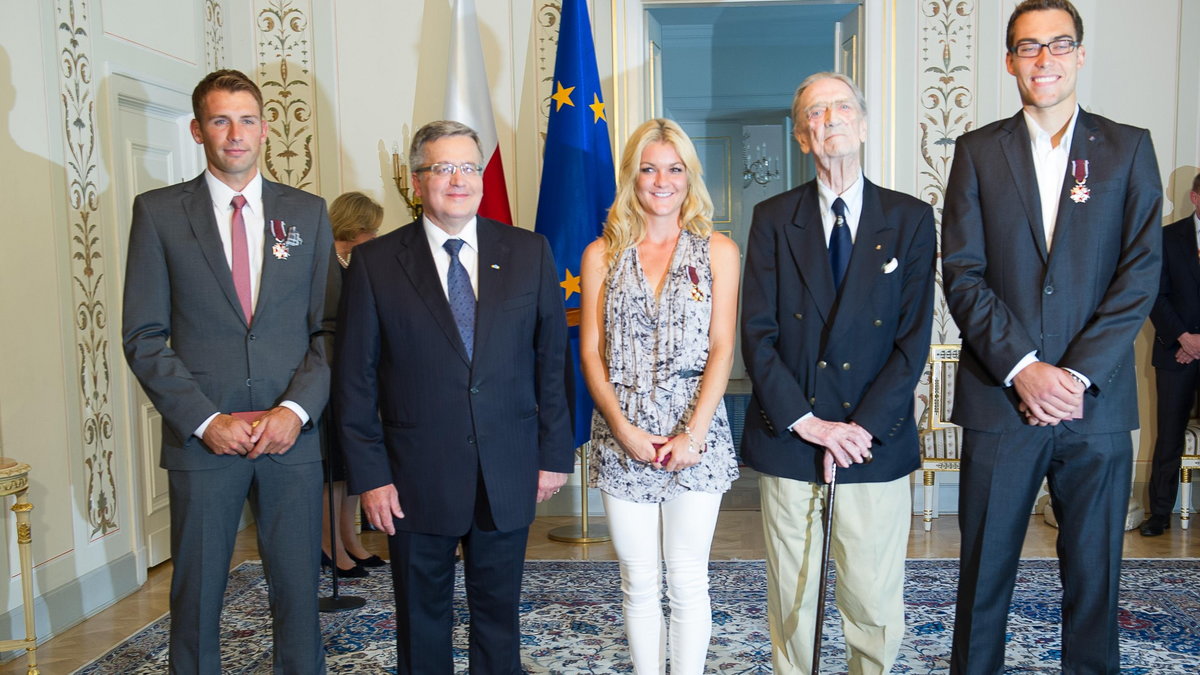 Łukasz Kubot, Bronisław Komorowski, Agnieszka Radwańska, Bohdan Tomaszewski, Jerzy Janowicz