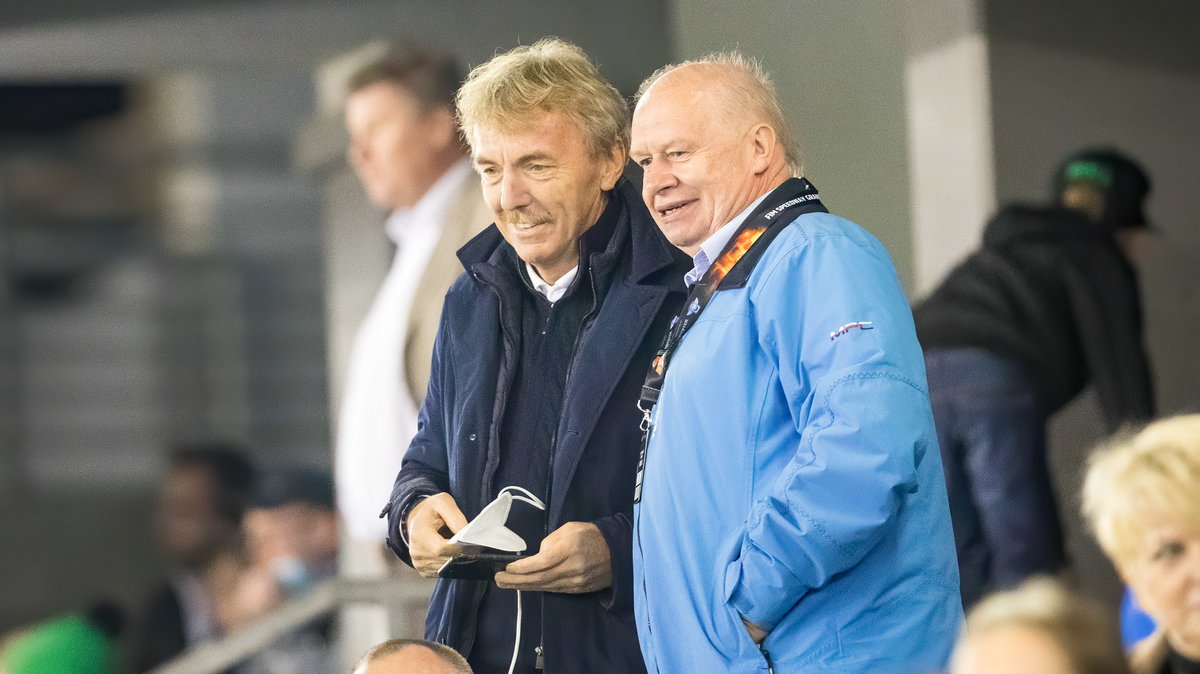 Jerzy Kanclerz i Zbigniew Boniek