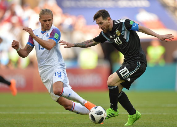 epa06813615 - RUSSIA SOCCER FIFA WORLD CUP 2018 (Group D Argentina vs Iceland)