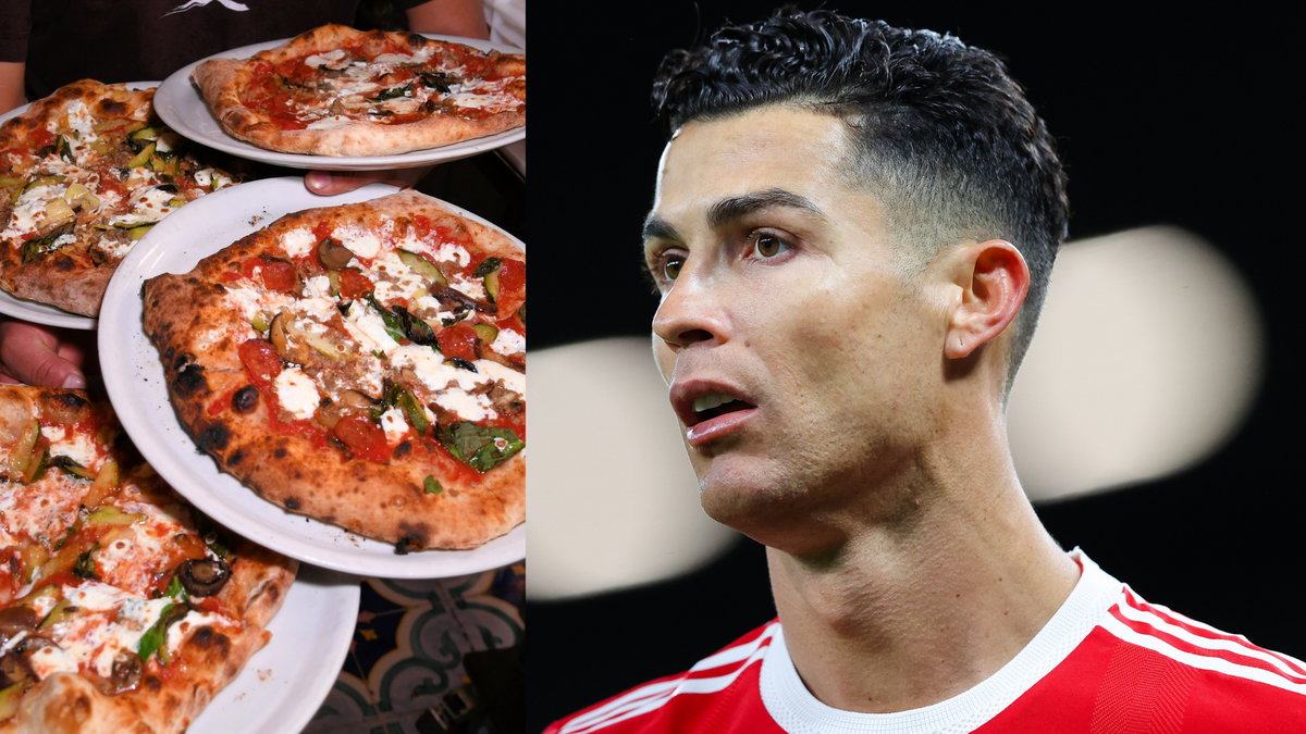 Cristiano Ronaldo lubi czasem zjeść pizzę