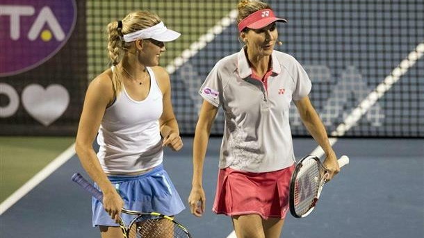 Monica Seles i Eugenie Bouchard