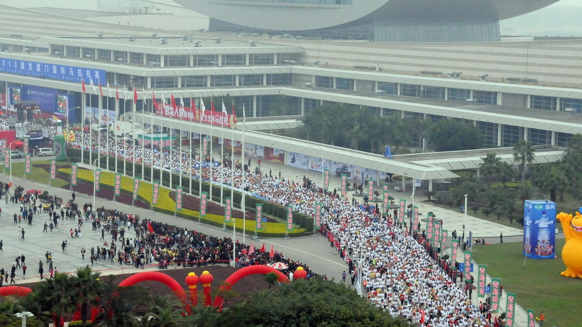 Maraton w Xiamen cieszy się dużym zainteresowaniem