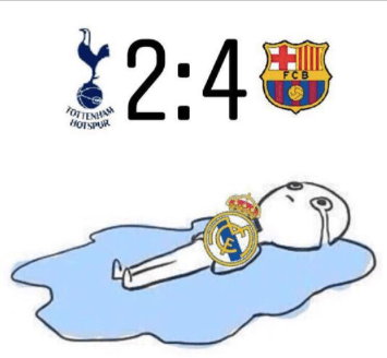 Memy po meczu Tottenham Hotspur - FC Barcelona