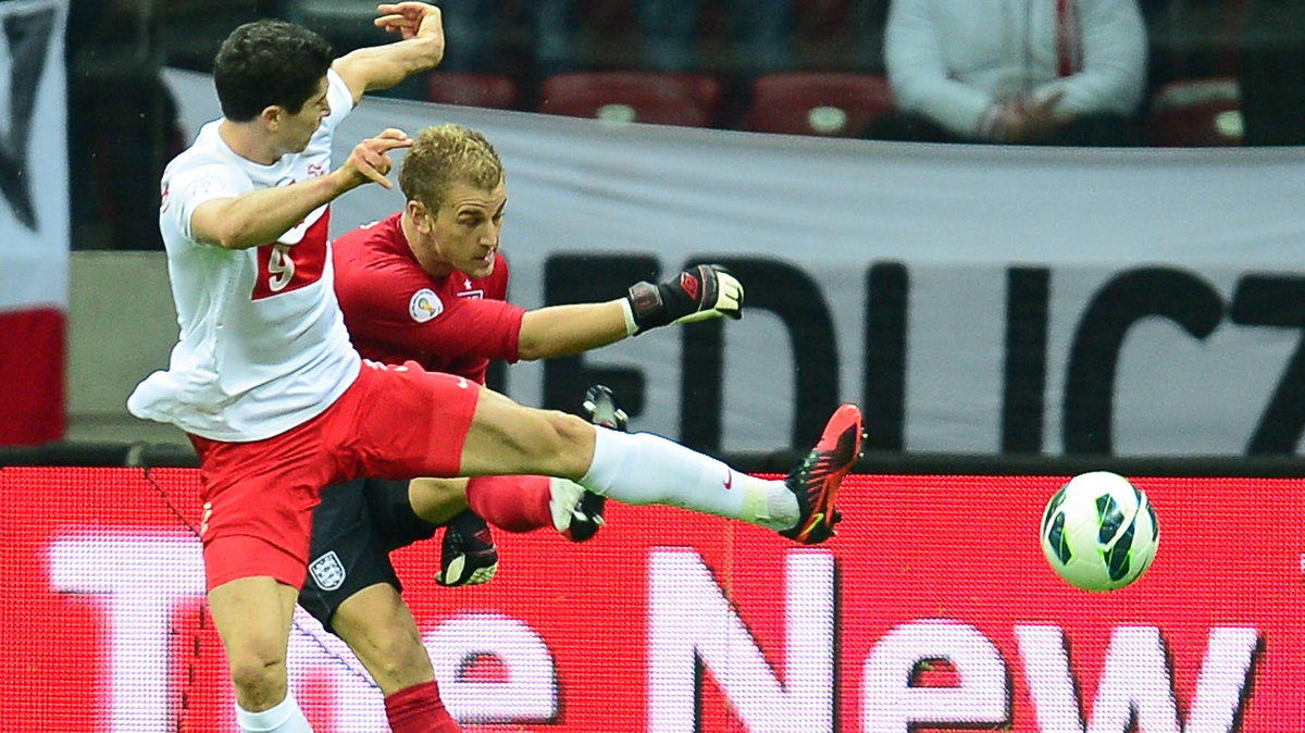 Robert Lewandowski i Joe Hart