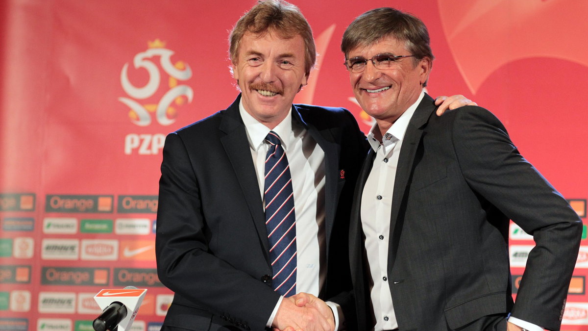 Zbigniew Boniek i Adam Nawałka