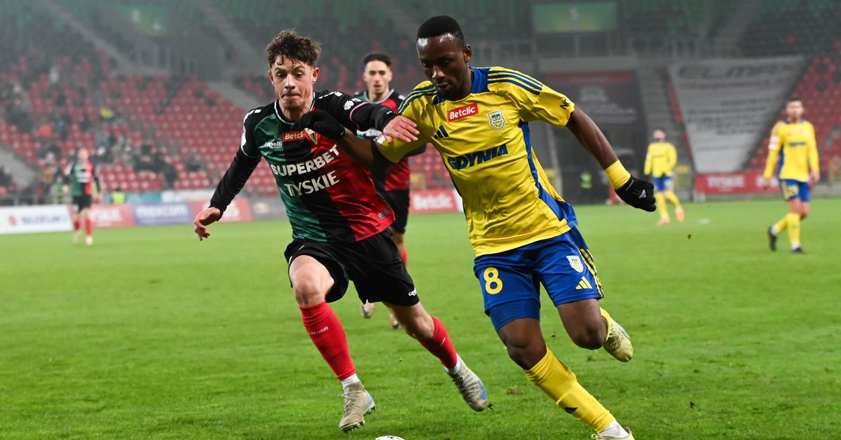 Gdzie obejrzeć Arka Gdynia - GKS Tychy? O której dzisiaj mecz? TRANSMISJA NA ŻYWO