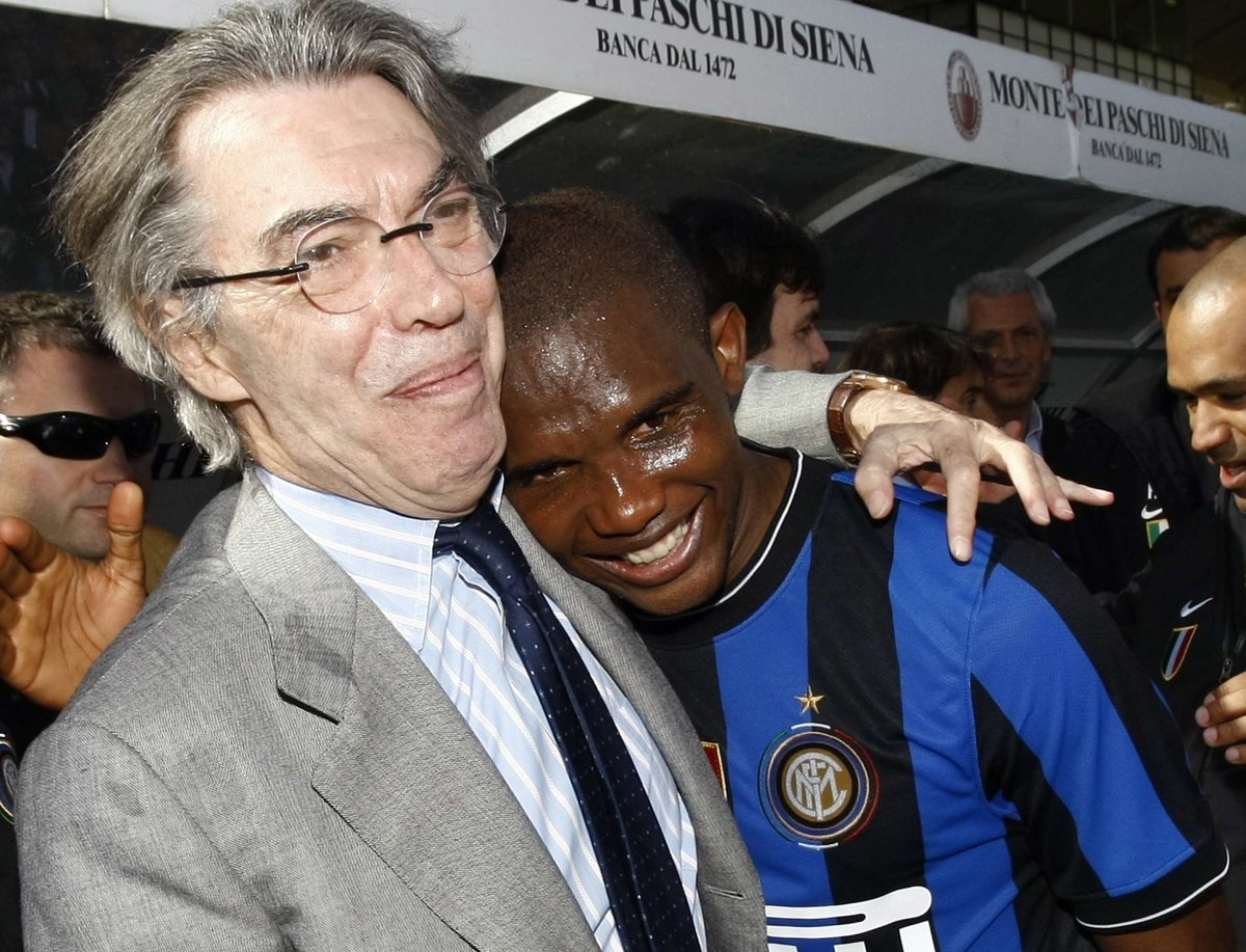 Massimo Moratti i Samuel Eto'o