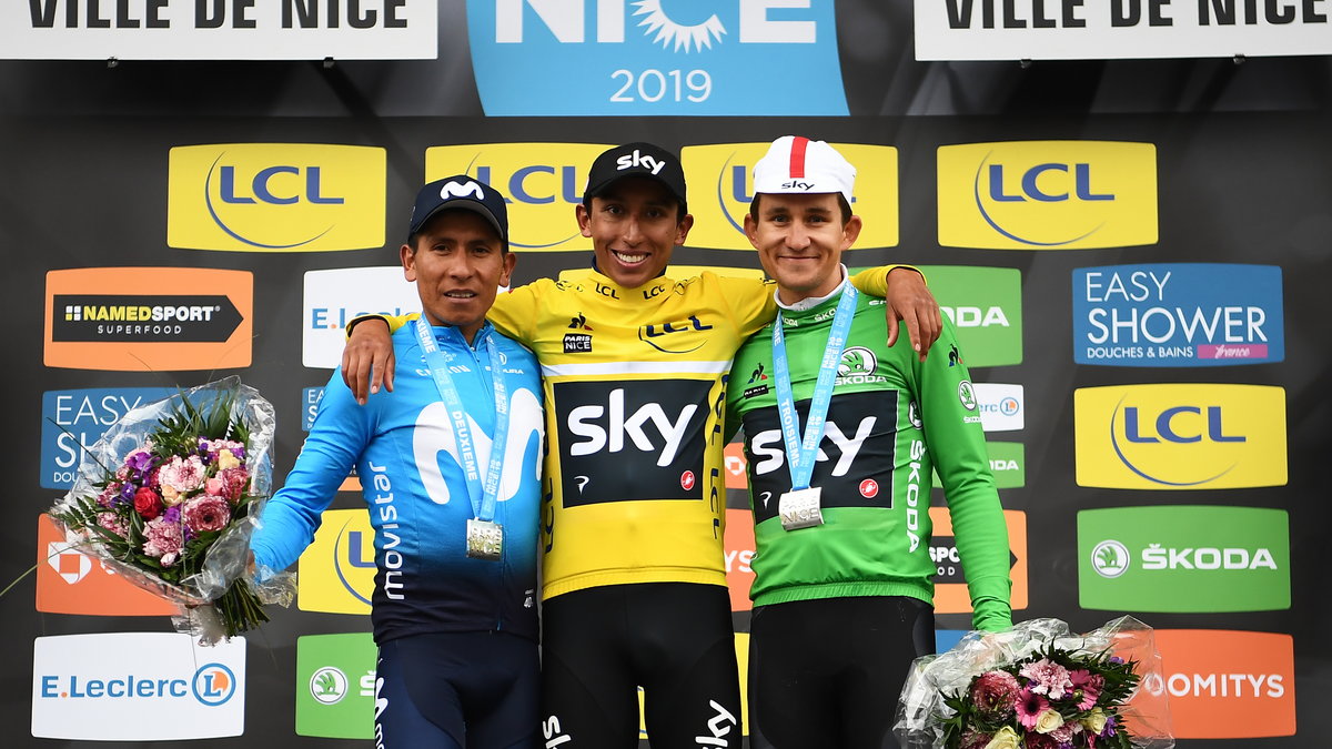 Egan Bernal, Nairo Quintana i Michał Kwiatkowski