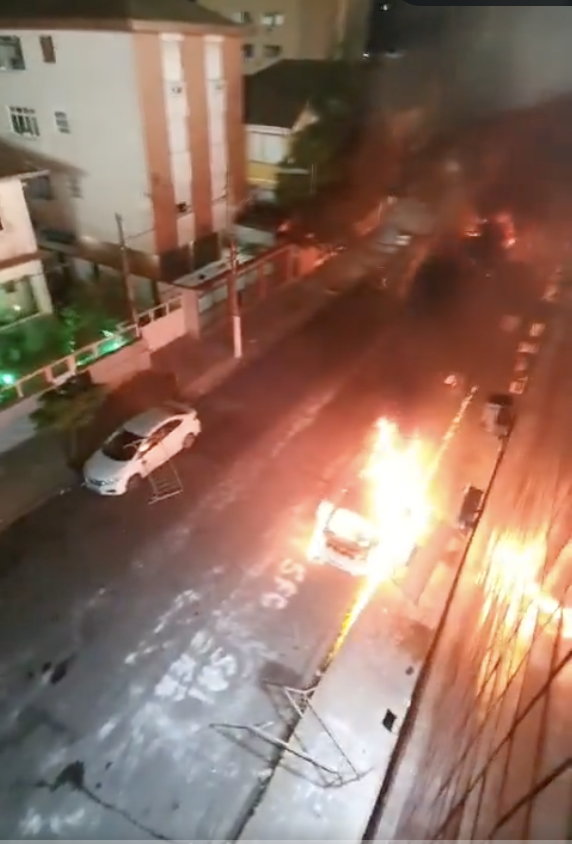 Zamieszki pod stadionem Santosu