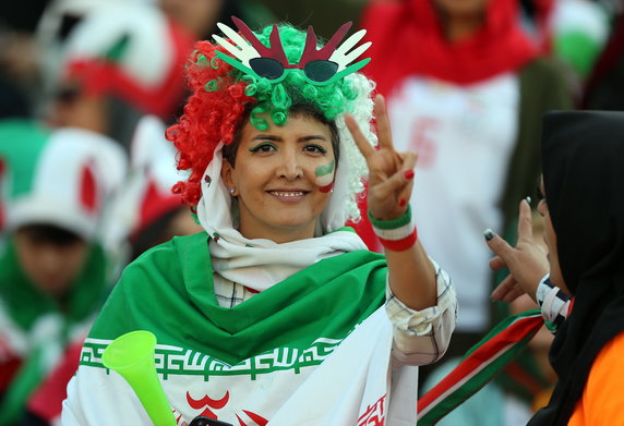 El. MŚ 2022: Iranki obejrzały na stadionie mecz Iran - Kambodża