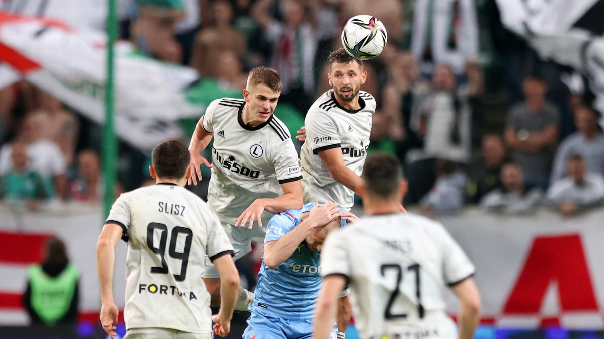 Legia Warszawa w starciu ze Slavią Praga