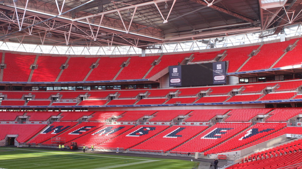 Na stadionie Wembley rozgrywane są finały angielskich pucharów, fot. Autor