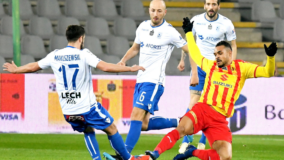 Felicio Brown Forbes (P) oraz Maciej Makuszewski (L) i Łukasz Trałka (L)