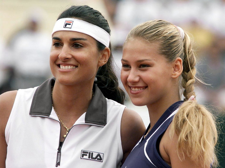 Gabriela Sabatini i Anna Kurnikowa 